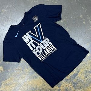 Nike Villanova Wildcats Basketball Final Four NCAA Logo Shirt Medium 2018